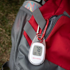 AcuRite thermometer digital display showing temperature