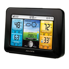 AcuRite weather station illuminated LCD color display
