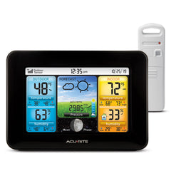 AcuRite Wireless Home Weather Station front view with color display
