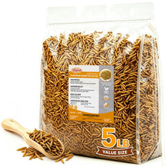 Adaman Dried Black Soldier Fly Larvae 5LB package front view