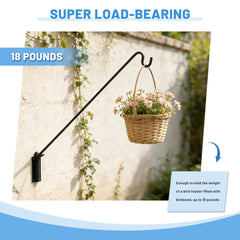 Adjustable deck hook extended to 43 inches