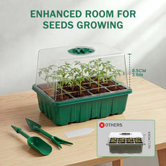 Adjustable humidity dome on YAUNGEL Seed Starter Tray