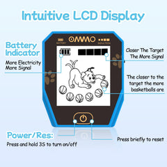 Adjustable stem of OMMO Kids Metal Detector