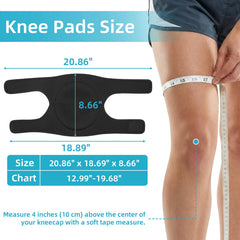 Adjustable strap of CarryEpic knee pads for a secure fit
