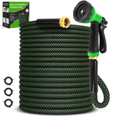 Advinski 50ft garden hose green model with nozzle