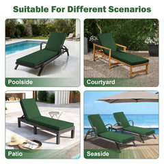 Aegisun Chaise Lounge Cushion with hidden zipper detail