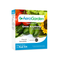 AeroGarden Grow Anything Seed Pod Kit, 3 Pods with packaging