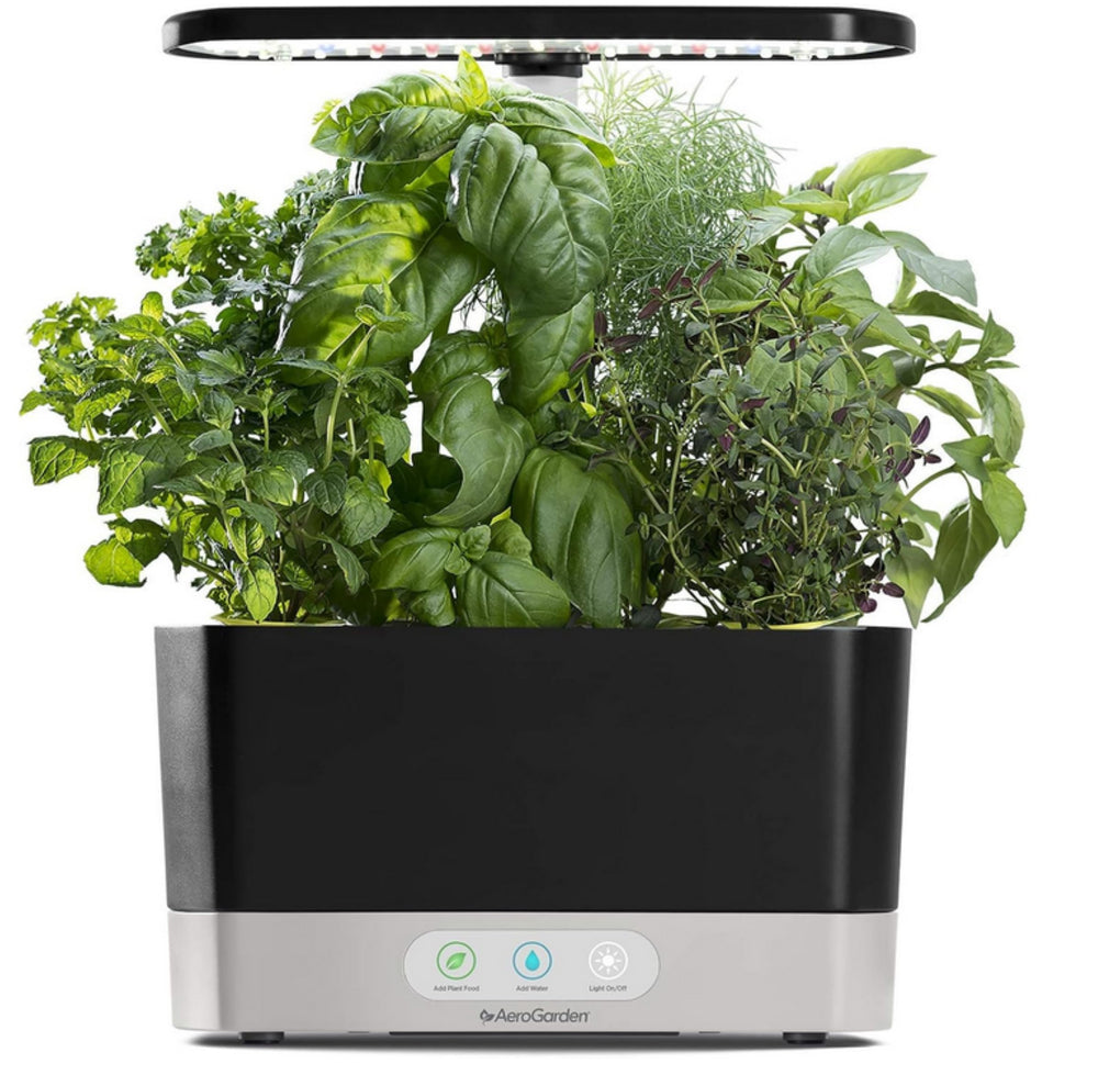 AeroGarden Harvest indoor hydroponic garden with LED grow light