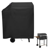 Agustone 42-inch grill cover front view, black