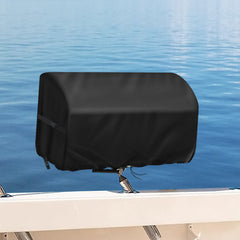 Agustone Boat Grill Cover black model front view