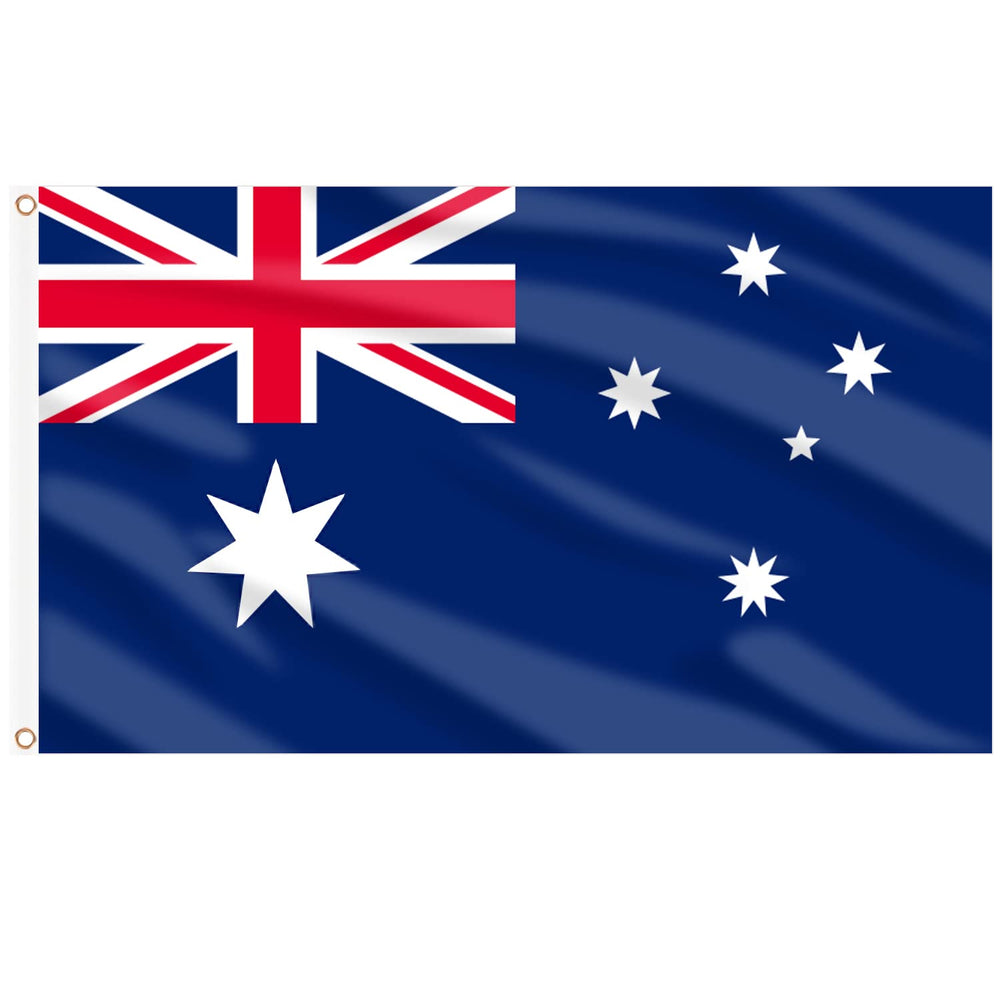 AhfuLife Australian flag 3x5 ft front view