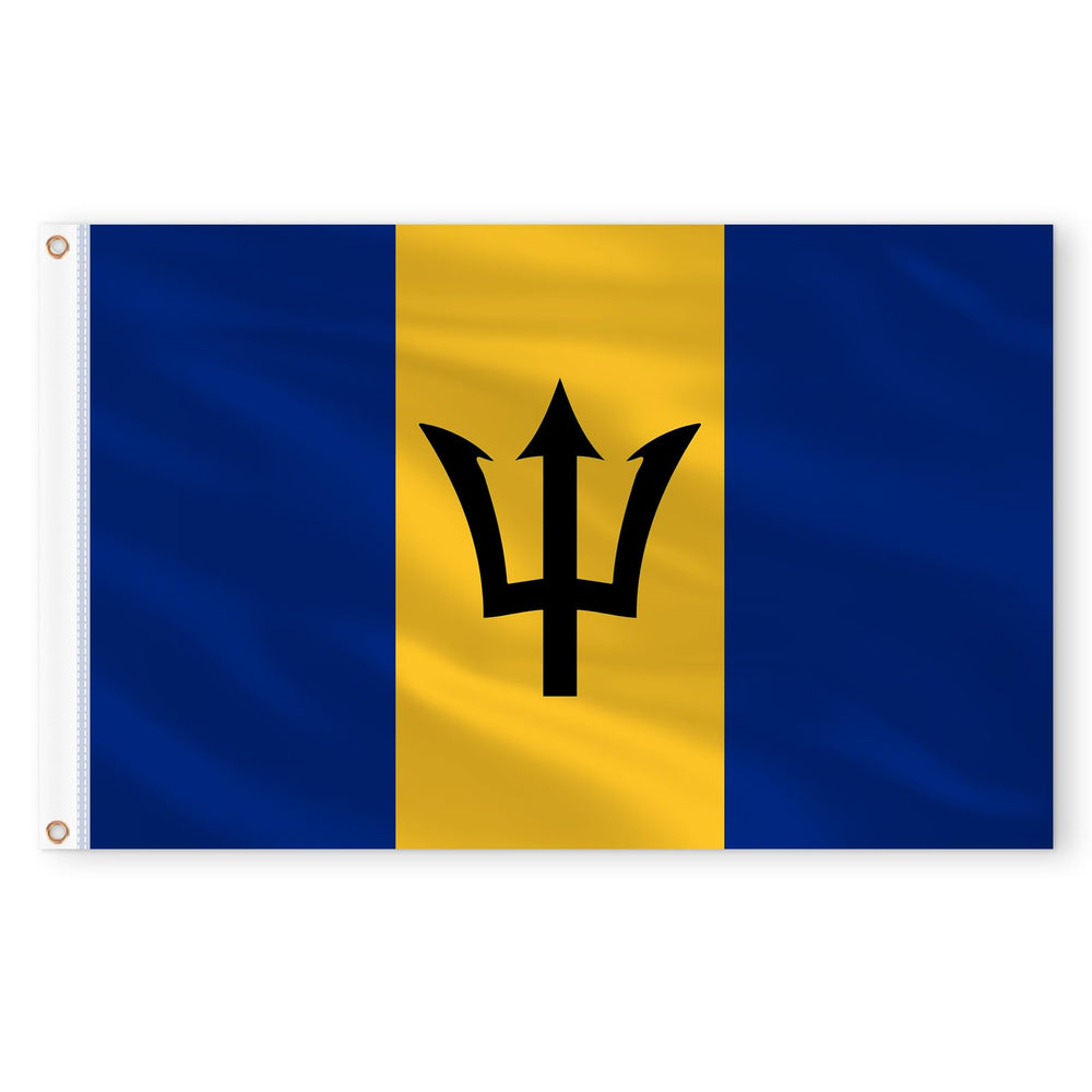 AhfuLife Barbados Flag 3x5 ft front view