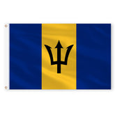 AhfuLife Barbados Flag 3x5 ft front view