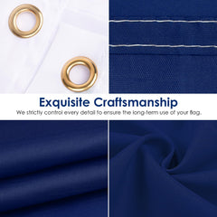 AhfuLife Barbados Flag with brass grommets
