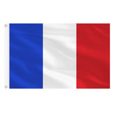AhfuLife France Flag 3 x 5 ft front view with vivid colours