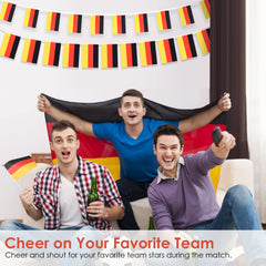 AhfuLife Germany Flag displayed on a balcony