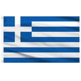 AhfuLife Greece Flag 3x5 Ft front view with bright colours