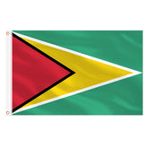 AhfuLife Guyana Flag 3x5 ft front view, showing vibrant colours