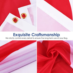 AhfuLife Japan Flag 3x5 ft hanging outdoors