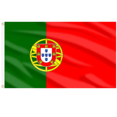 AhfuLife Portugal Flag 3x5 ft front view with vibrant colors