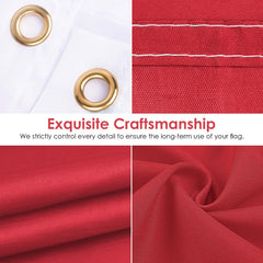 AhfuLife Puerto Rico flag with brass grommets