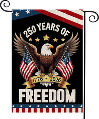 AIBOLYNE 250th Anniversary Garden Flag with eagle design