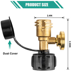 Aikyciu Propane Tank Gauge Level Indicator side view