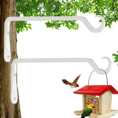 AILIN YELOKIE 12-inch plant hanger front view with white finish