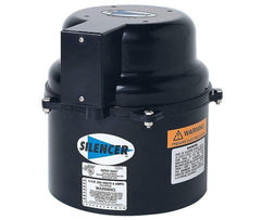 Air Supply Silencer Portable Spa Blower side view showing spring check valve