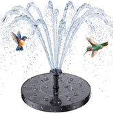 AISITIN Solar Fountain Pump with six nozzles front view