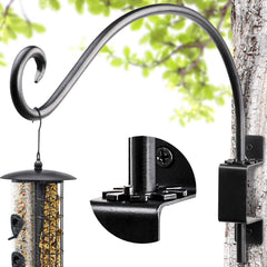 AJART 16-inch swivel bird feeder hanger front view