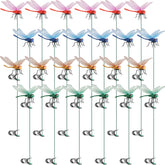 AJPQCE 24 Pack 3D Dragonfly Clips in vibrant colours