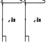 Akeydeco Garden Flag Pole Stand Set with accessories