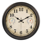Alarllok 16-Inch outdoor clock front view with bronze finish
