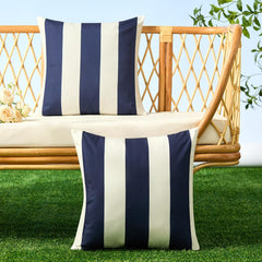 Allorry Outdoor Pillow Cover 20x20 on a patio sofa