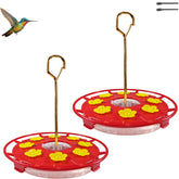 allslotx hummingbird feeder front view with 8 ports