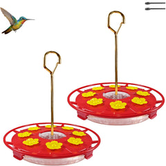 allslotx hummingbird feeder front view with 8 ports