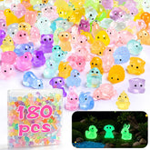 Alotiki 180 Pcs Mini Resin Animals set with various designs