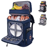 Alphasonik Cooler Backpack 48 Cans navy model front view