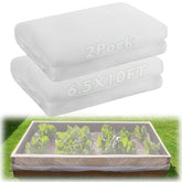 Alphatool Garden Netting 2 Pack 6.5x10ft white mesh covers