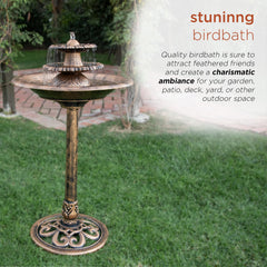 Alpine fountain side view showcasing elegant design