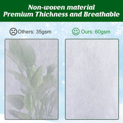Alpurple plant cover protecting tomato plants