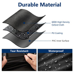AMAGABELI firewood cover with dual air vents