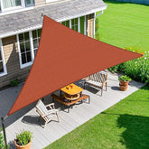 Amagenix 20' x 20' Rust Red Shade Sail front view