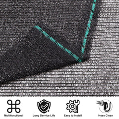Amagenix Shade Cloth installed in a garden setting