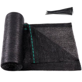 Amagenix Shade Cloth Roll 5'10" x 100 FT, Black front view
