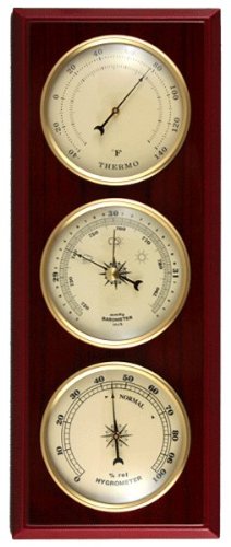 Ambient Weather YG315 Traditional Weather Station front view with dials