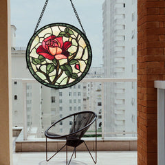AMDERVEN Suncatcher hanging in sunlight