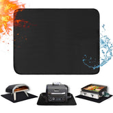 Amerbro Heat Resistant Grill Mat 25x19.5in black front view