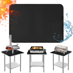 Amerbro Heat Resistant Mat 36x24in black front view